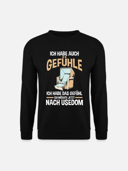Ostsee Usedom - Unisex Pullover - Schwarz