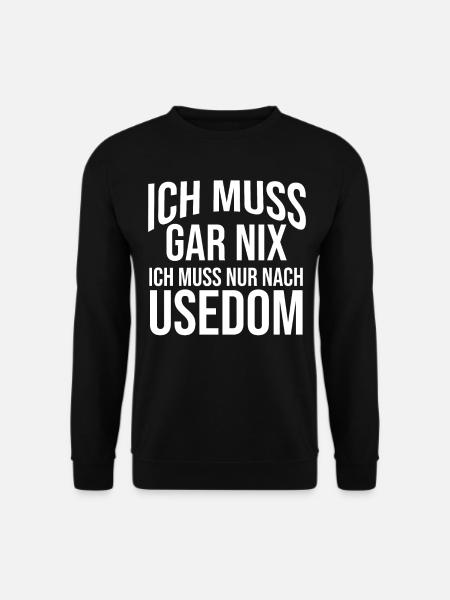 Ostsee Usedom - Unisex Pullover - Schwarz