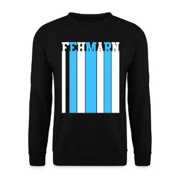 Ostsee Fehmarn - Unisex Pullover - Schwarz - Vorne - Alina (178cm) & Michal (187cm)
