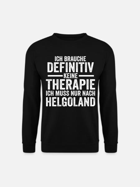 Nordsee Helgoland - Unisex Pullover - Schwarz