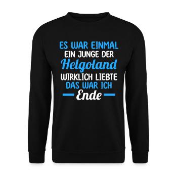 Nordsee Helgoland - Unisex Pullover - Schwarz - Vorne - Alina (178cm) & Michal (187cm)