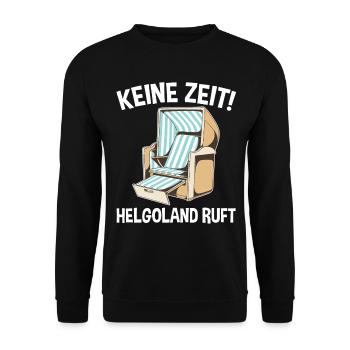 Nordsee Helgoland - Unisex Pullover - Schwarz - Vorne - Alina (178cm) & Michal (187cm)