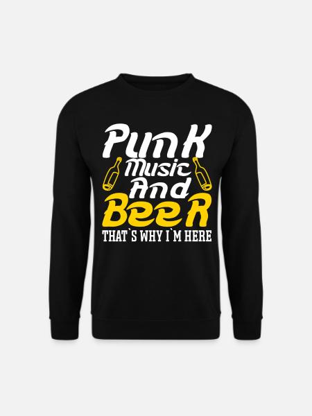 Punk Music - Unisex Sweatshirt - black