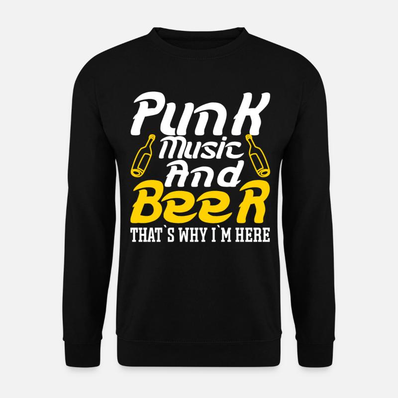Punk Musik - Unisex Pullover - Schwarz
