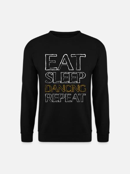 Manger sleep dancing - Sweat-shirt Unisexe - noir
