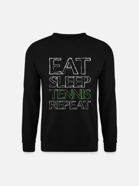 Eating Sleep Tennis - Unisex Sweatshirt - black