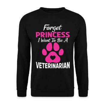 Oublie Princesse, je veux l’avenir - Sweat-shirt Unisexe - noir - Devant - Alina (178cm) & Michal (187cm)