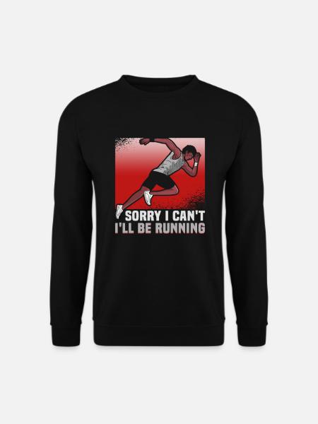 Running Marathon Runner Running - Unisex Sweatshirt - black