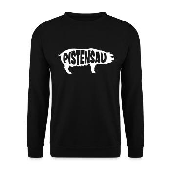 Skifahrer Pistensau Ski - Unisex Pullover - Schwarz - Vorne - Alina (178cm) & Michal (187cm)