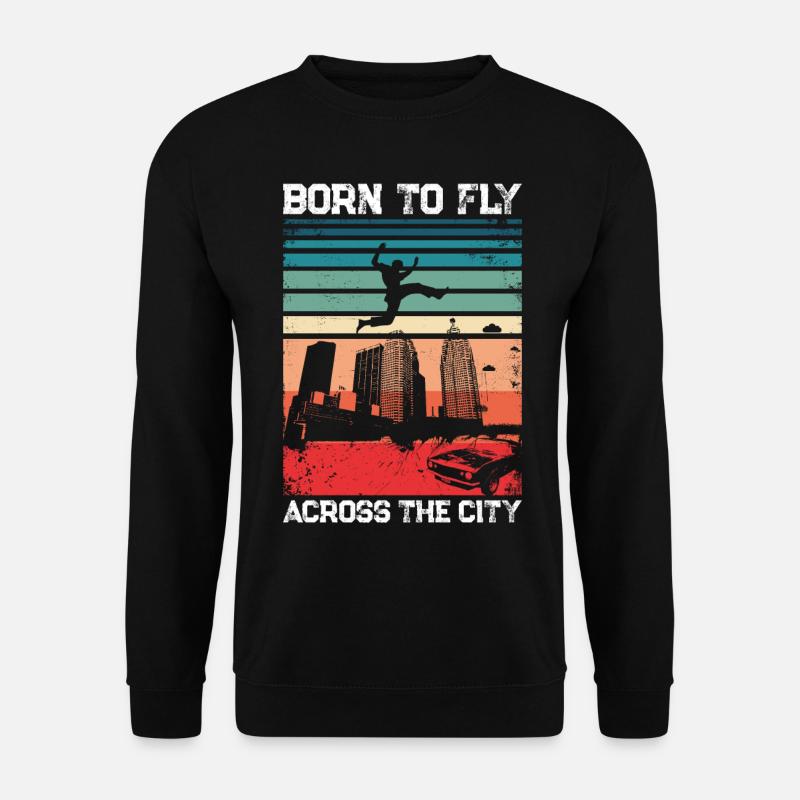 Parkour Free Running Traceur - Unisex Sweatshirt - black
