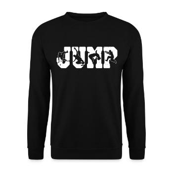 Parkour Free Running Traceur - Sweat-shirt Unisexe - noir - Devant - Alina (178cm) & Michal (187cm)