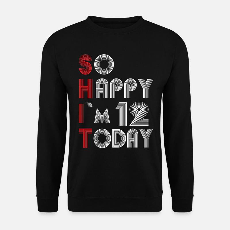 12 Birthday - Unisex Sweatshirt - black