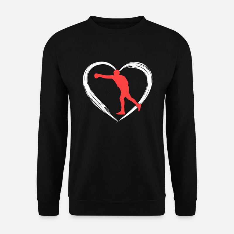 L’amour de la boxe - Sweat-shirt Unisexe - noir