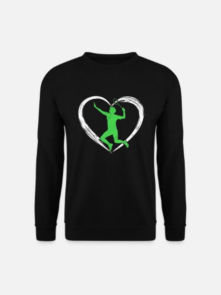 badminton love - Unisex Sweatshirt - black