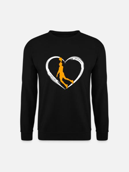 basketball love - Unisex Sweatshirt - black