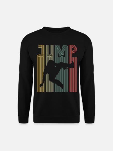 Parkour Free Running Traceur Retro - Sweat-shirt Unisexe - noir