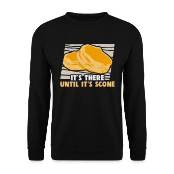 Baking cookies and cakes Baker or hobby baker - Unisex Sweatshirt - black - Front - Alina (178cm) & Michal (187cm)