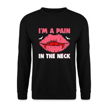 Halloween design for the Halloween party - Unisex Sweatshirt - black - Front - Alina (178cm) & Michal (187cm)