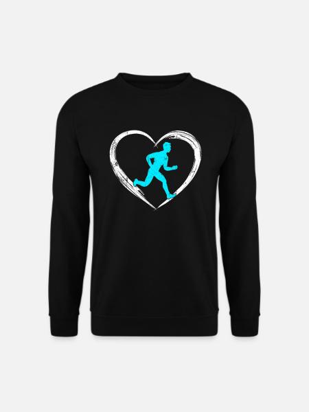 Jogging love - Unisex Sweatshirt - black