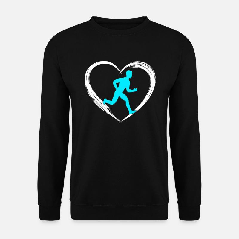 Jogging love - Unisex Sweatshirt - black