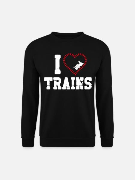 Steam Train Driver Trainspotting - Unisex Sweatshirt - black