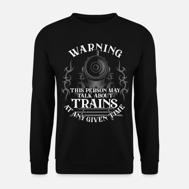 Steam Train Driver Trainspotting - Unisex Sweatshirt - black