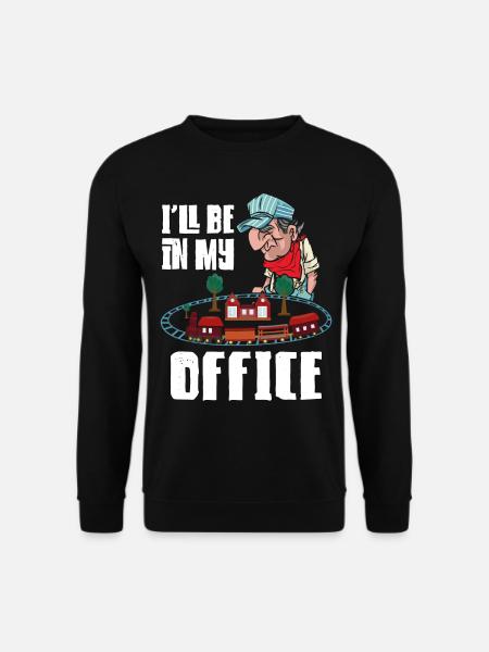 Steam Train Driver Trainspotting - Unisex Sweatshirt - black