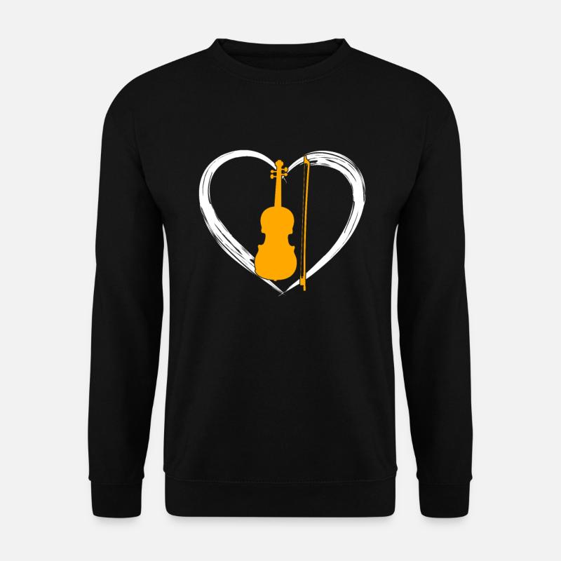 Violin love - Unisex Sweatshirt - black