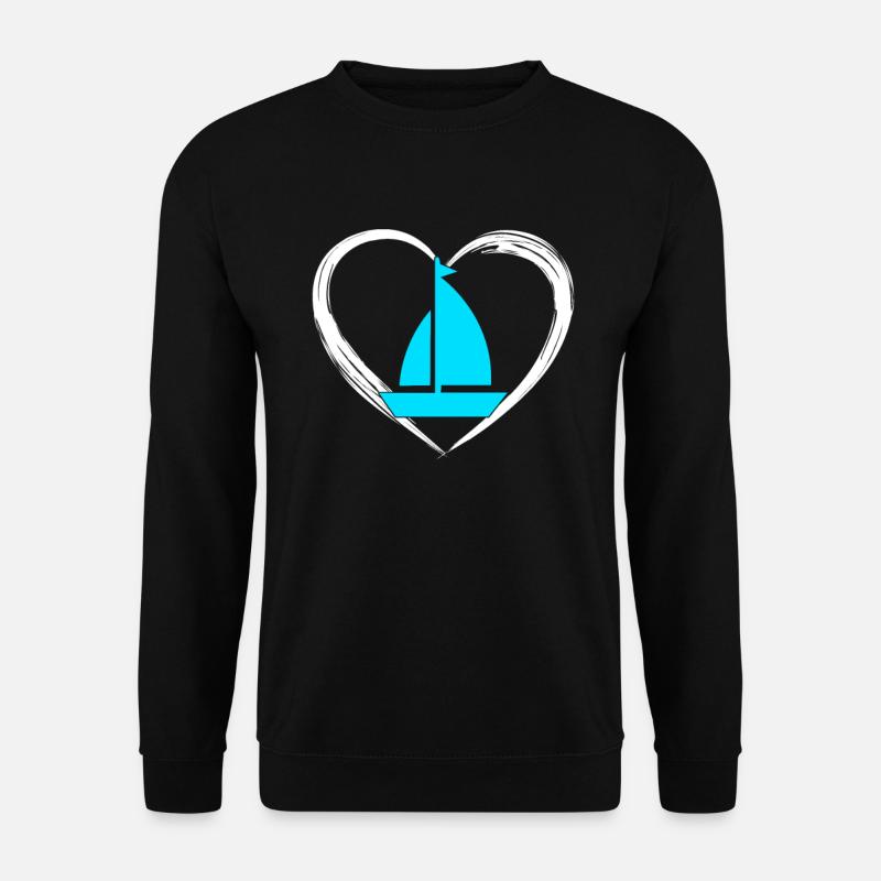 snowboarding love - Unisex Sweatshirt - black