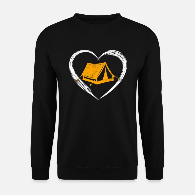 Camping love - Unisex Sweatshirt - black