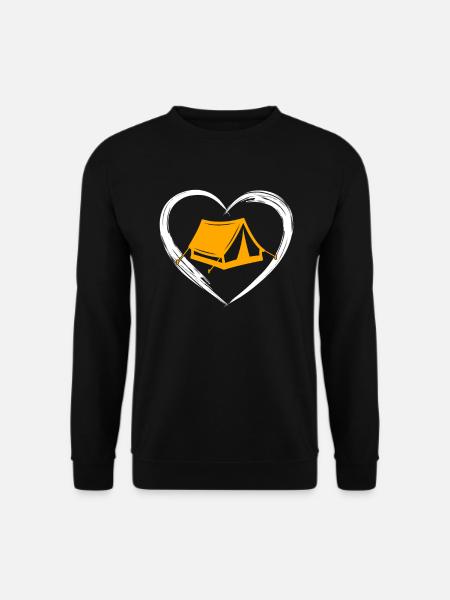 Camping love - Unisex Pullover - Schwarz