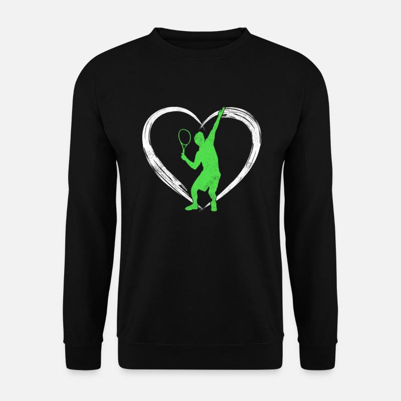 Tennis love - Unisex Pullover - Schwarz