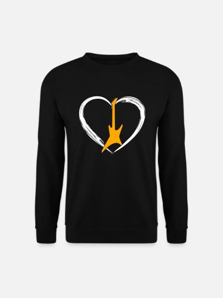 Egitarre Heart - Unisex Sweatshirt - black