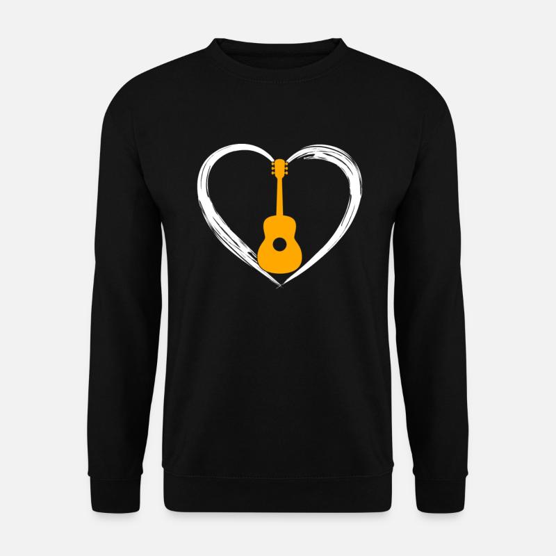 Amour de la guitare - Sweat-shirt Unisexe - noir