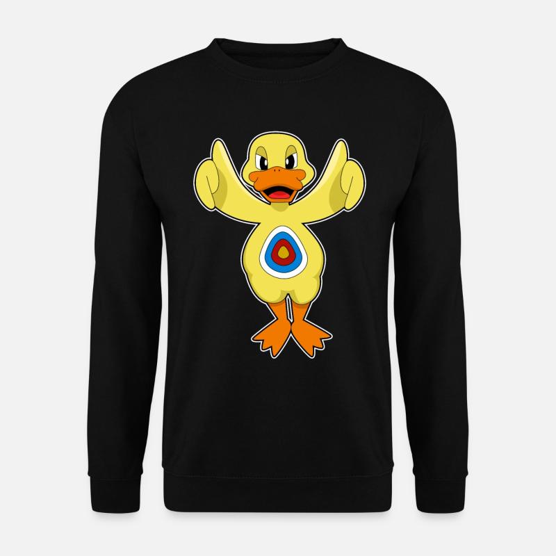 Duck Dart Bullseye - Unisex Sweatshirt - black