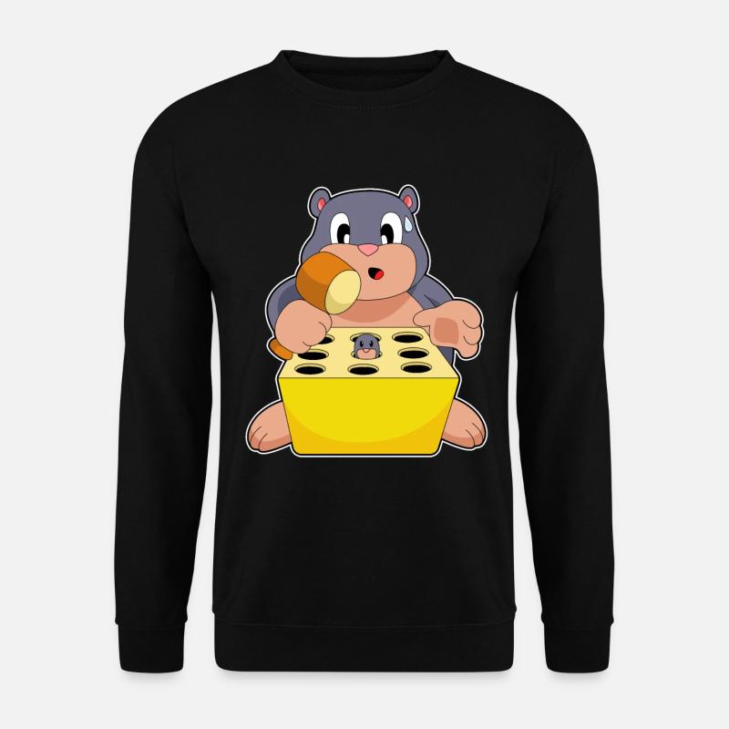 Jeu de taupe - Sweat-shirt Unisexe - noir