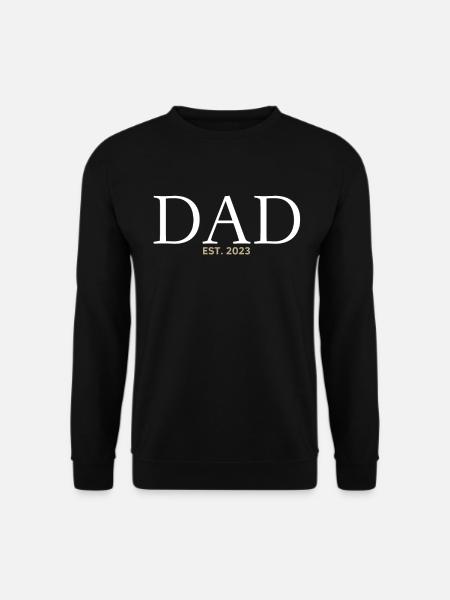Dad 2023 Werdender Papa Vatertag Vater - Unisex Pullover - Schwarz