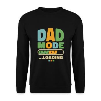 Papa - mode papa ... Chargement - Sweat-shirt Unisexe - noir - Devant - Alina (178cm) & Michal (187cm)