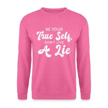 Positivität Ermutigung Menschen Inspirierend - Unisex Pullover - Pink - Vorne