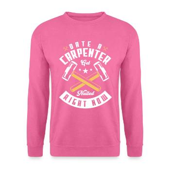 Verabreden Sie Sich Mit Einem Zimmermann, Der - Unisex Pullover - Pink - Vorne