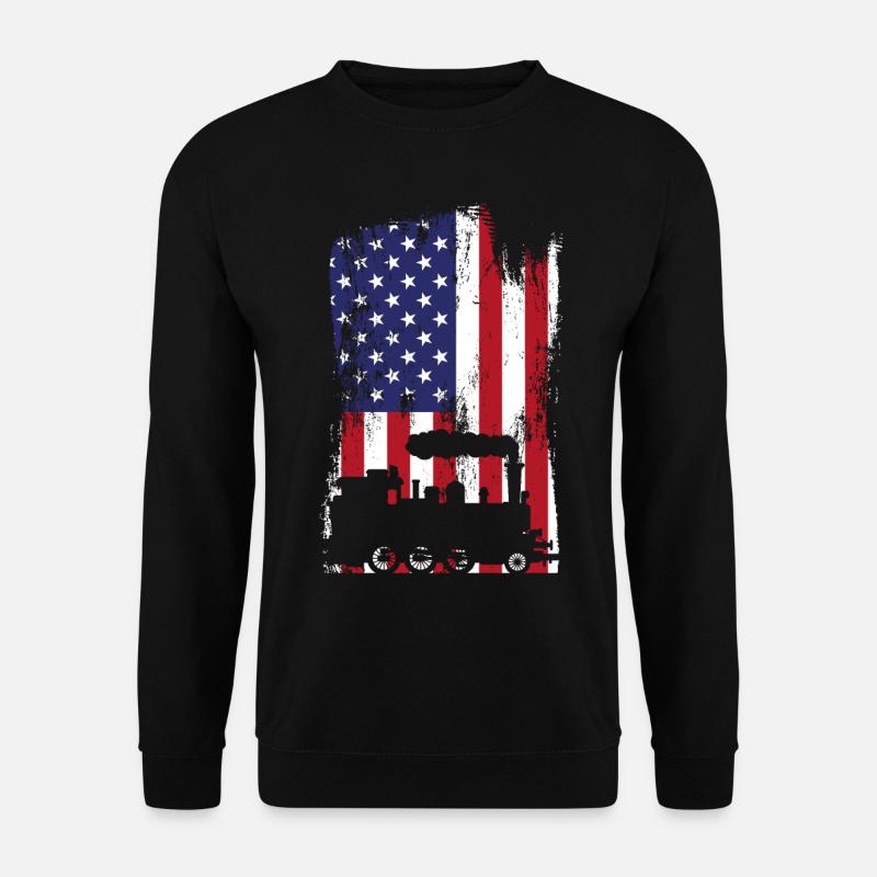 Steam Train Driver Trainspotting - Unisex Sweatshirt - black