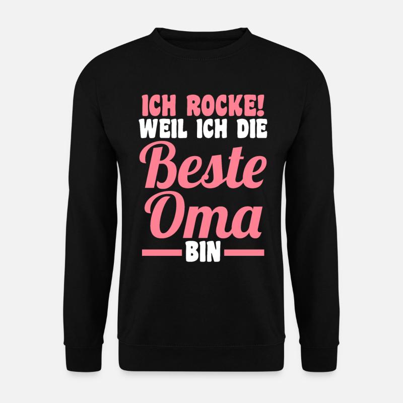 Großmutter Großmama Omi Oma - Unisex Pullover - Schwarz