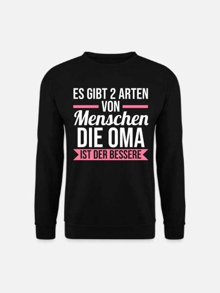 Großmutter Großmama Omi Oma - Unisex Pullover - Schwarz