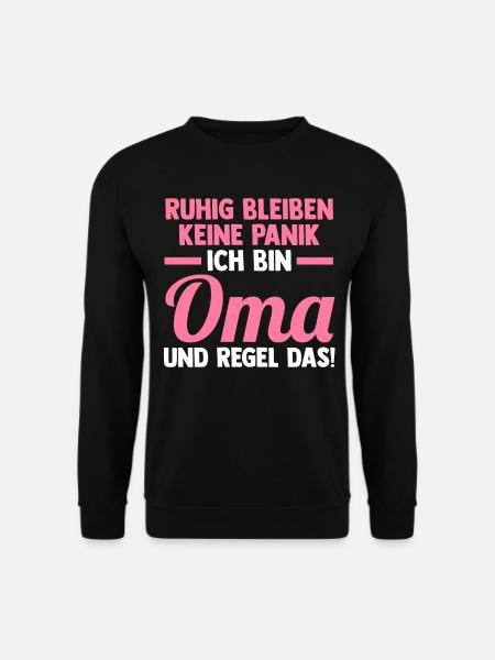 Großmutter Großmama Omi Oma - Unisex Pullover - Schwarz