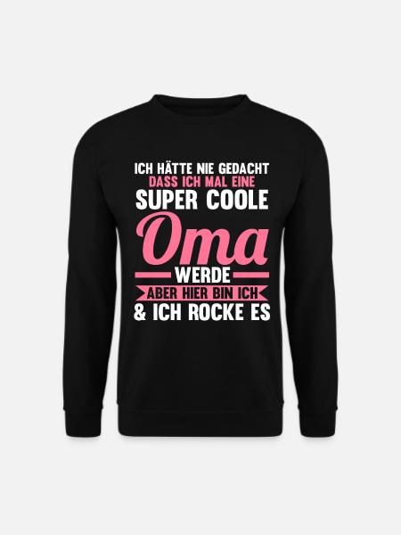 Großmutter Großmama Omi Oma - Unisex Pullover - Schwarz