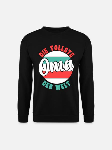 Großmutter Großmama Omi Oma - Unisex Pullover - Schwarz