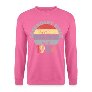 1984 | Vintage Legendär seit 1984 Jubiläum - Unisex Pullover - Pink - Vorne