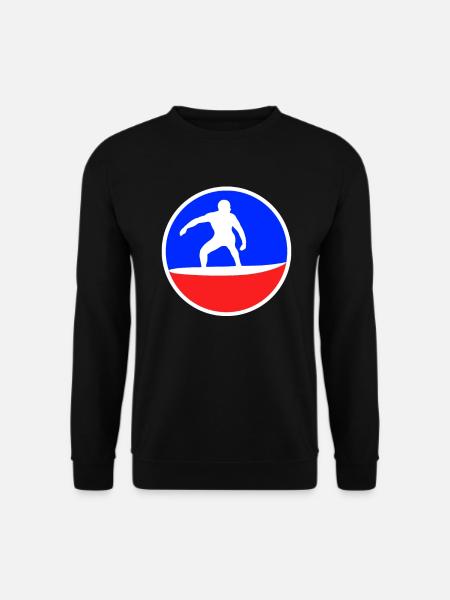 Surfing Logo - Unisex Sweatshirt - black