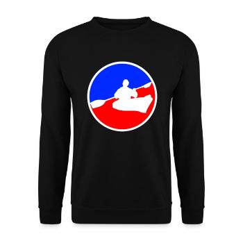 Logo du canoë-kayak - Sweat-shirt Unisexe - noir - Devant - Alina (178cm) & Michal (187cm)