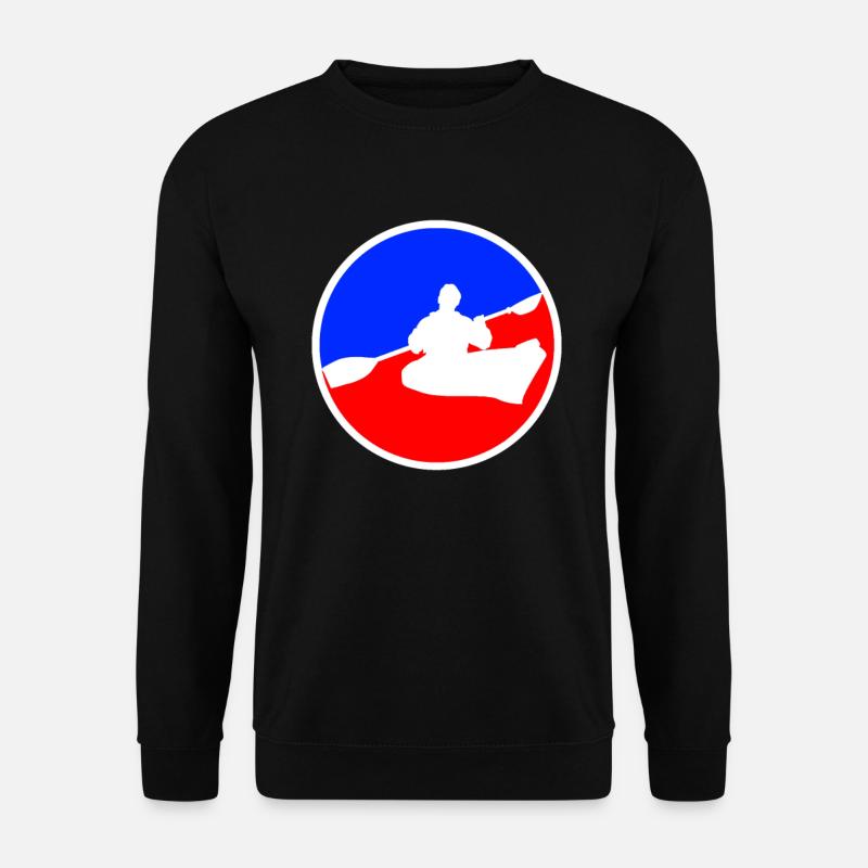 Canoeing Logo - Unisex Sweatshirt - black